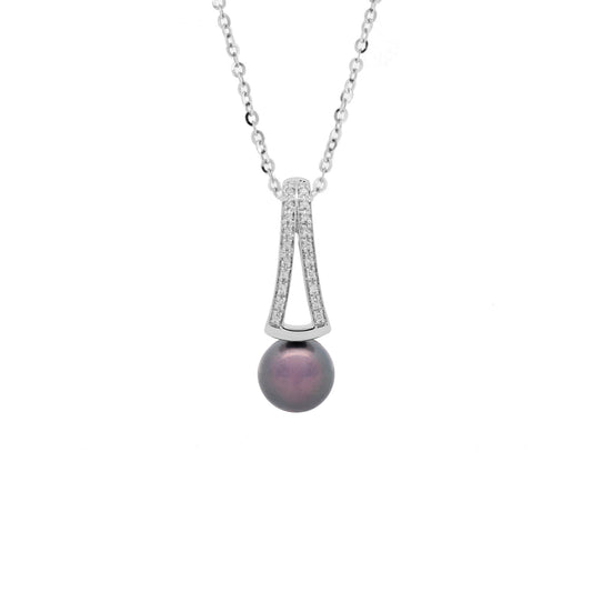 Midnight Pearl Pendant