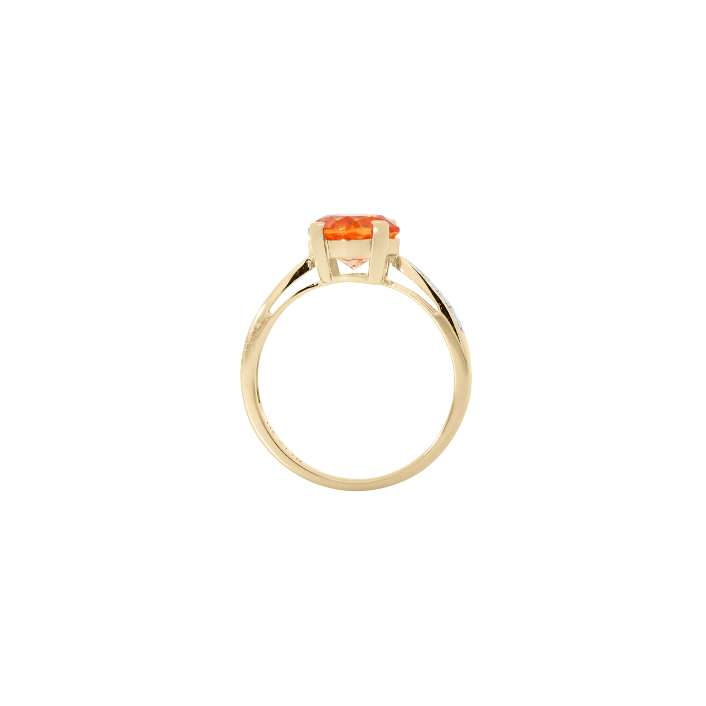 Anillo Citrine Horizon