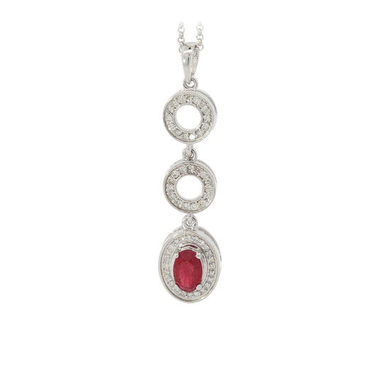 Ruby Elegance Pendant