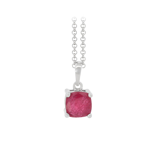 Dije con Cadena Ruby Radiant Charm