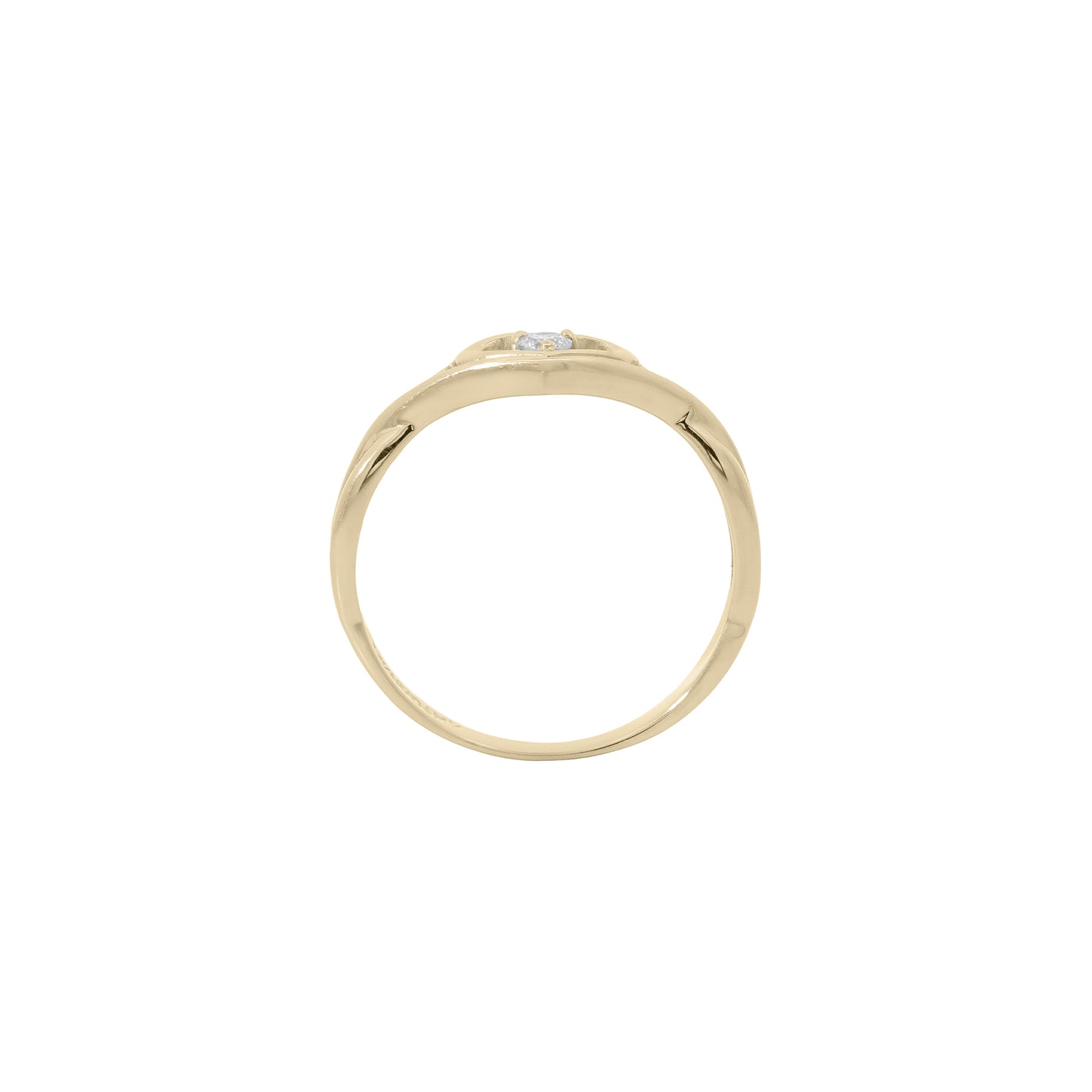 Anillo de promesa corazón