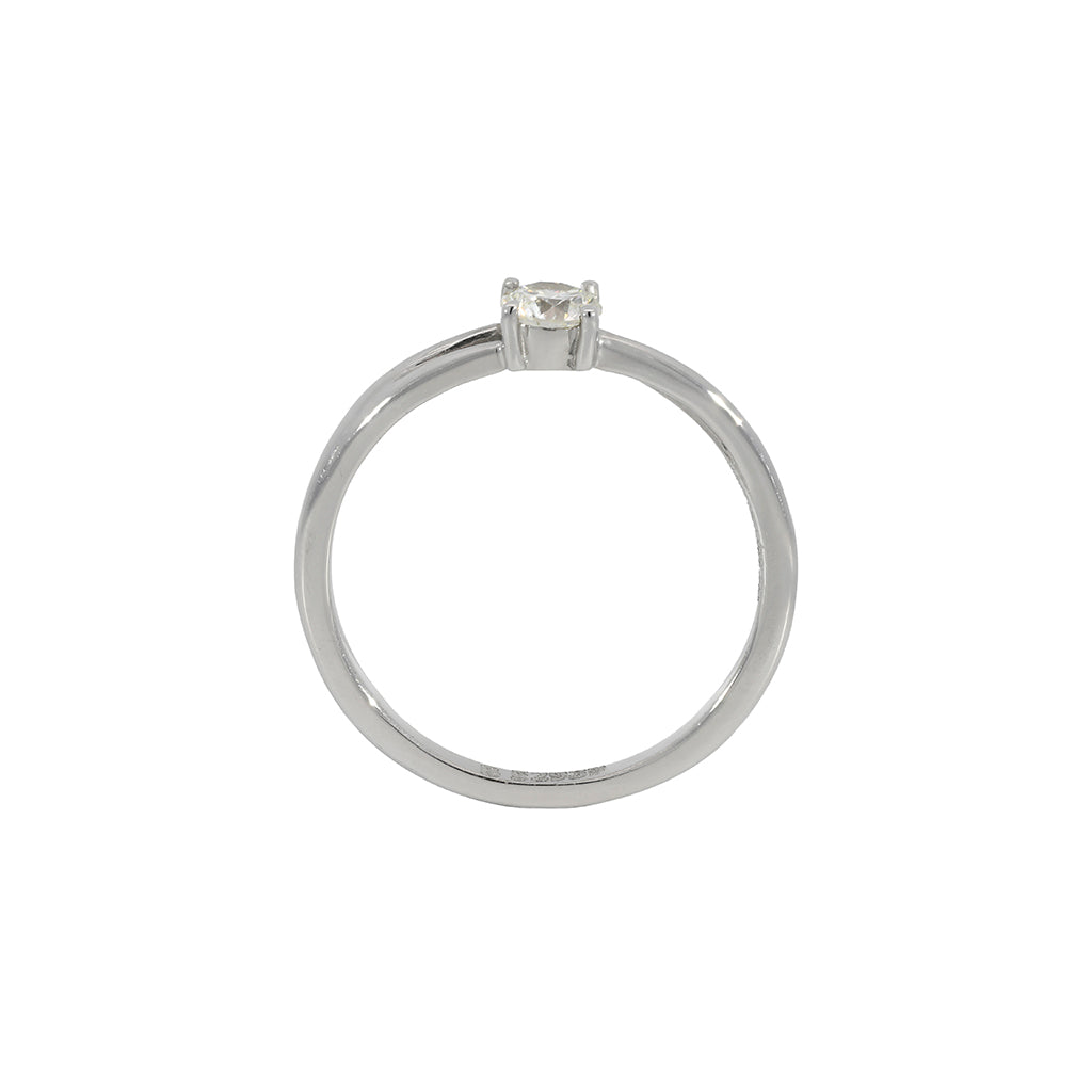 Anillo Solitario de 14k de 0,26 ct.