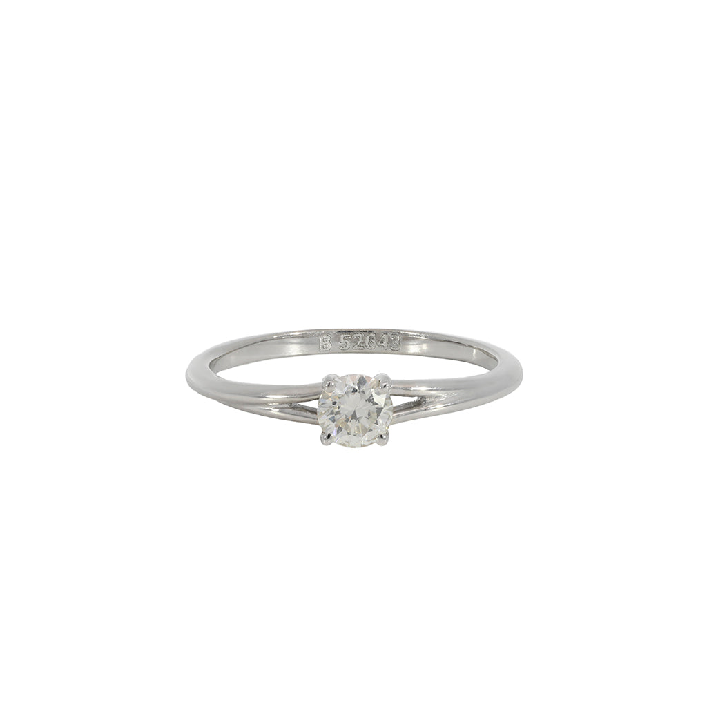 Anillo Solitario de 14k de 0,31 ct.