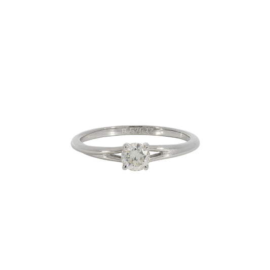 Anillo Solitario de 14k de 0,31 ct.