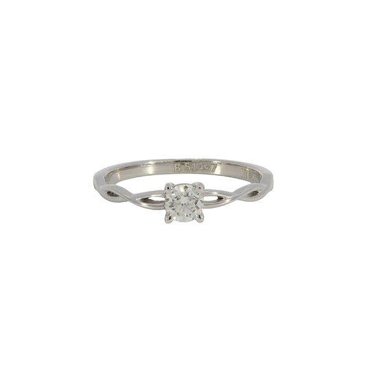 Anillo Solitario de 14k de 0.31 ct.