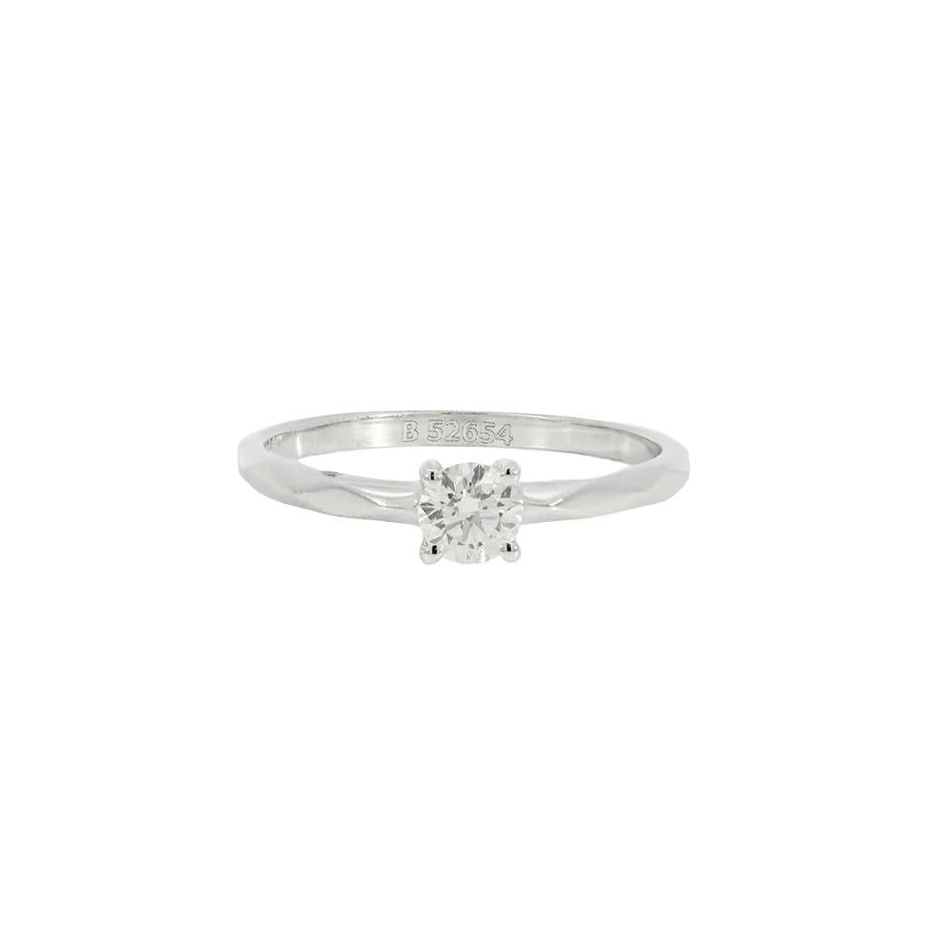 Anillo Solitario de 14K de 0.33 ct.
