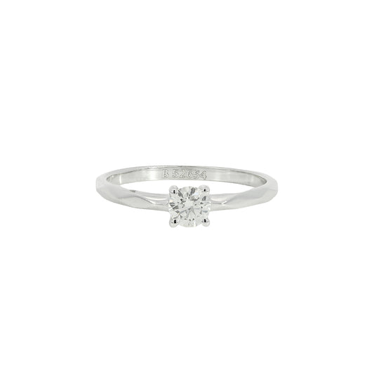 Anillo Solitario de 14K de 0.33 ct.