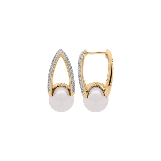 Aretes de perlas