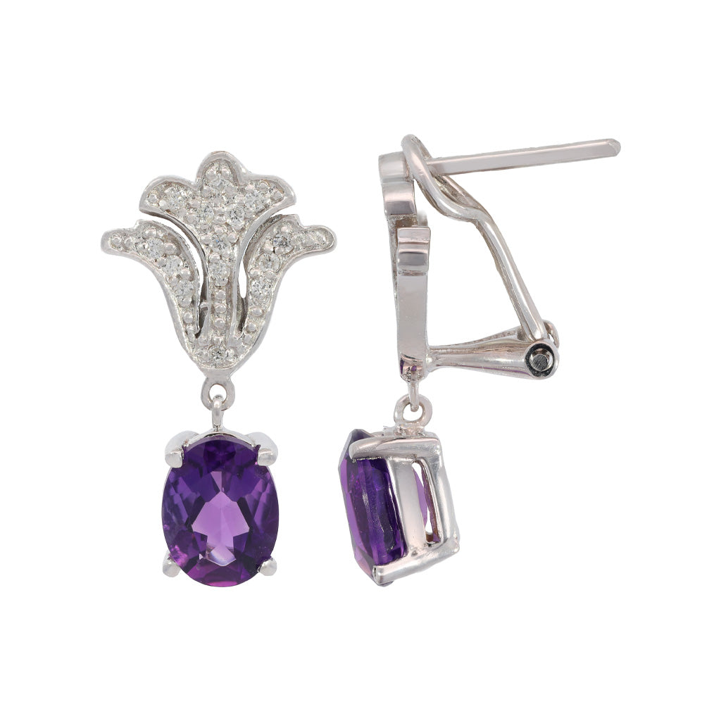 Amethyst Radiance Earrings