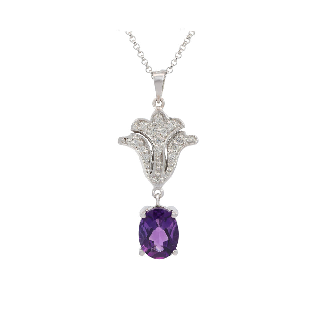 Violet Spark Pendant