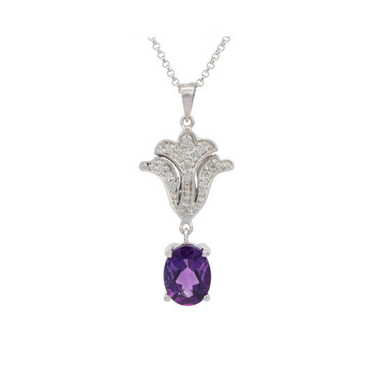 Violet Spark Pendant