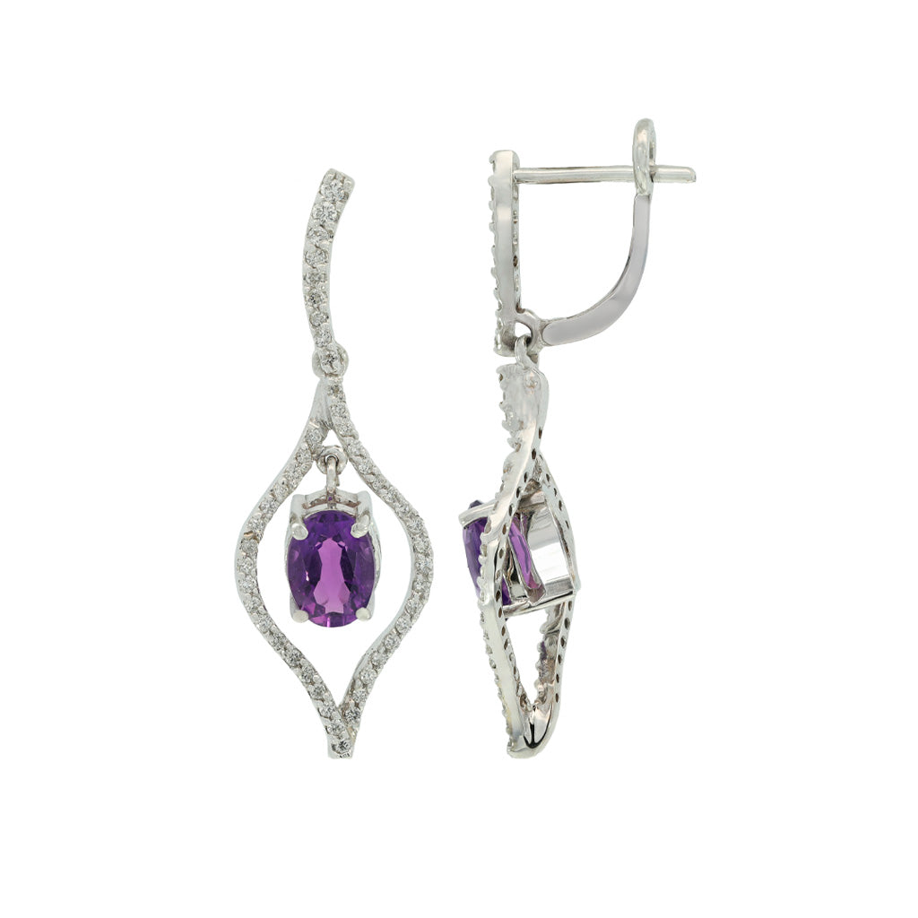 Amethyst Radiance Earrings