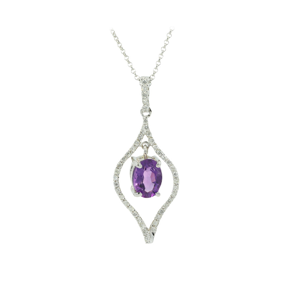 Amethyst Horizon Pendant