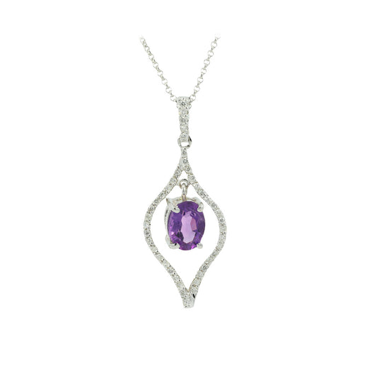 Amethyst Horizon Pendant