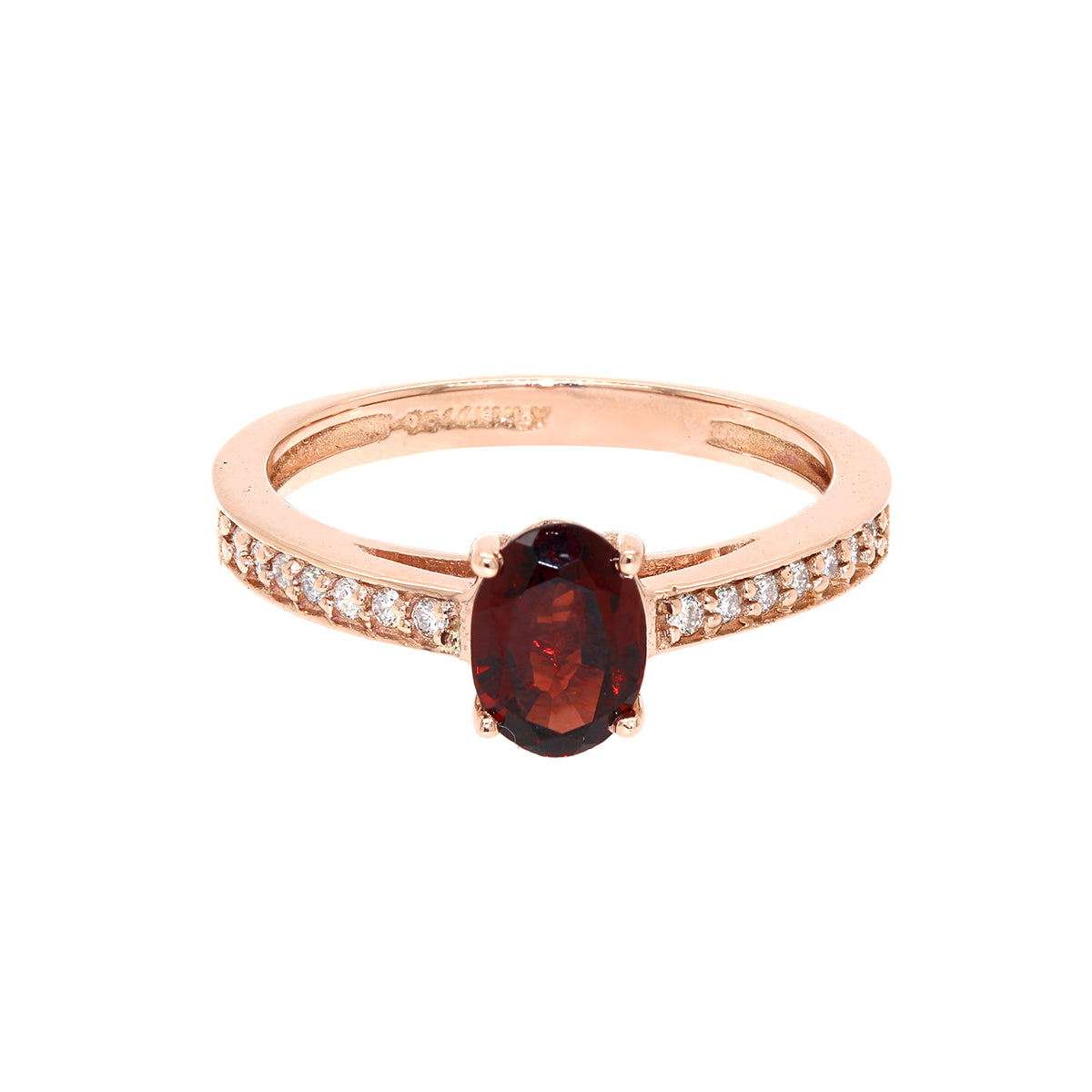 Anillo con granate