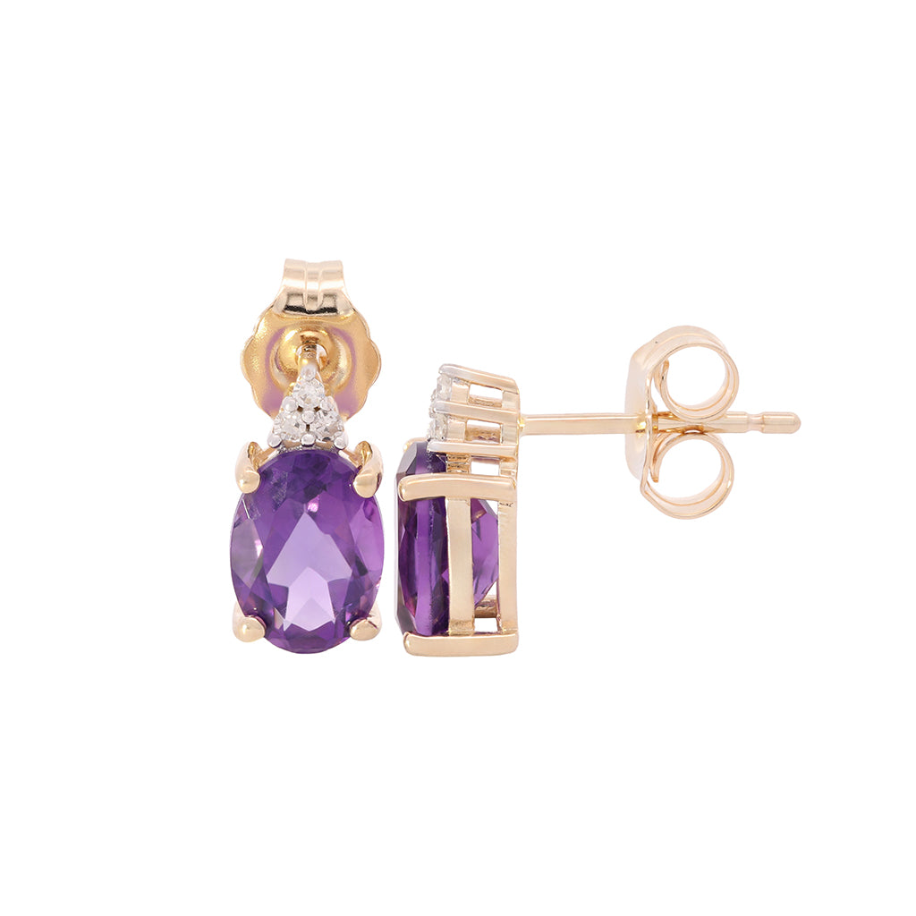 Elegancia Violeta Earrings