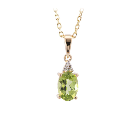 Dije con Cadena Green Aura