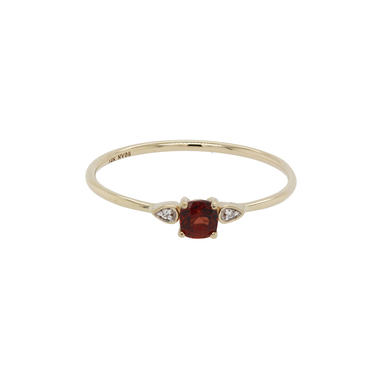 Anillo con granate