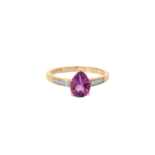 Anillo Amethyst Tear