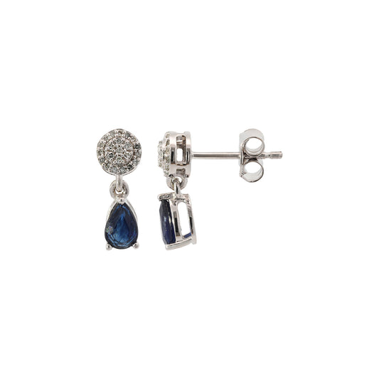 Sapphire Mirage Earrings