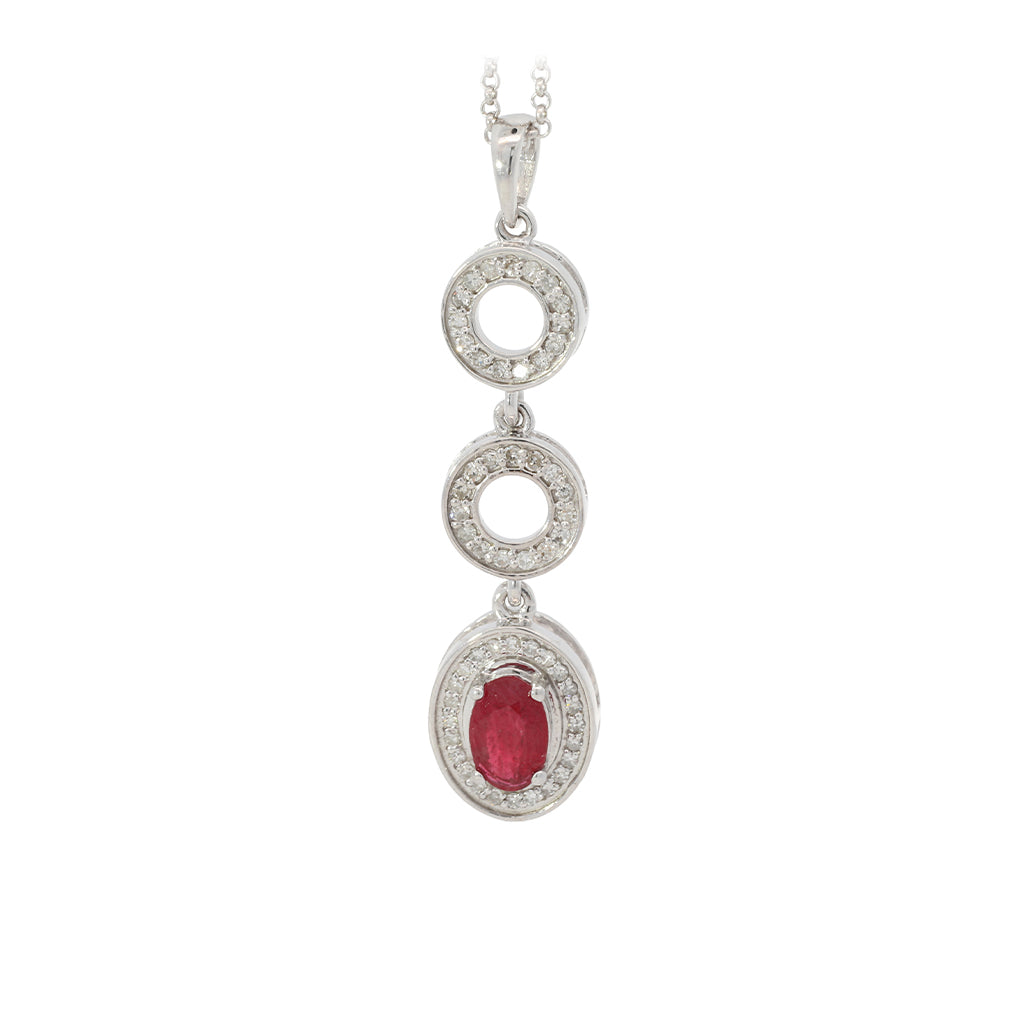 Ruby Elegance Pendant