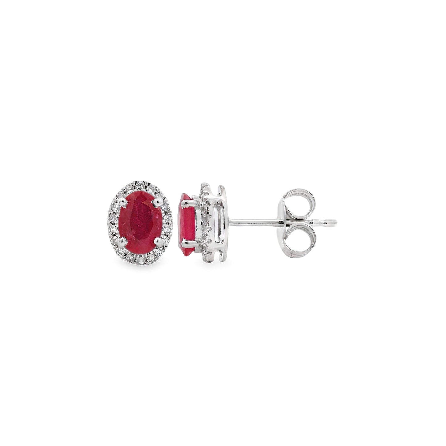 Ruby Horizon Earrings