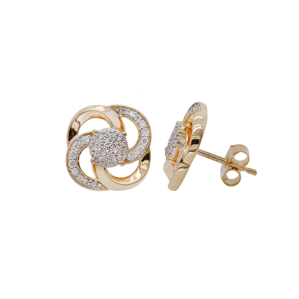 Aretes con diamante