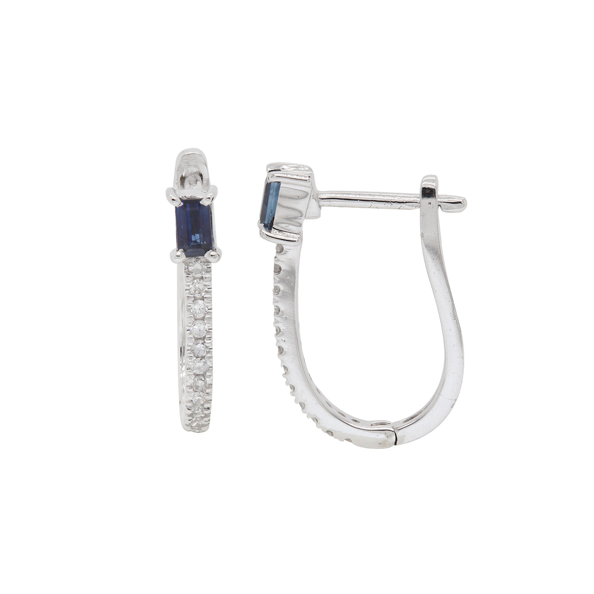 Aretes con esmeralda