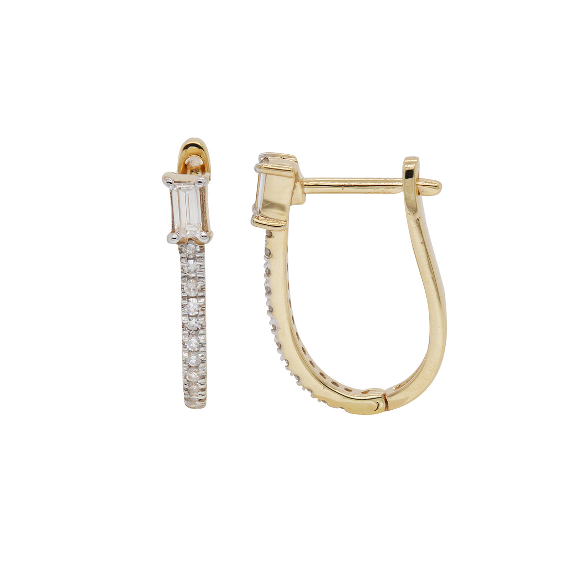Aretes con diamante