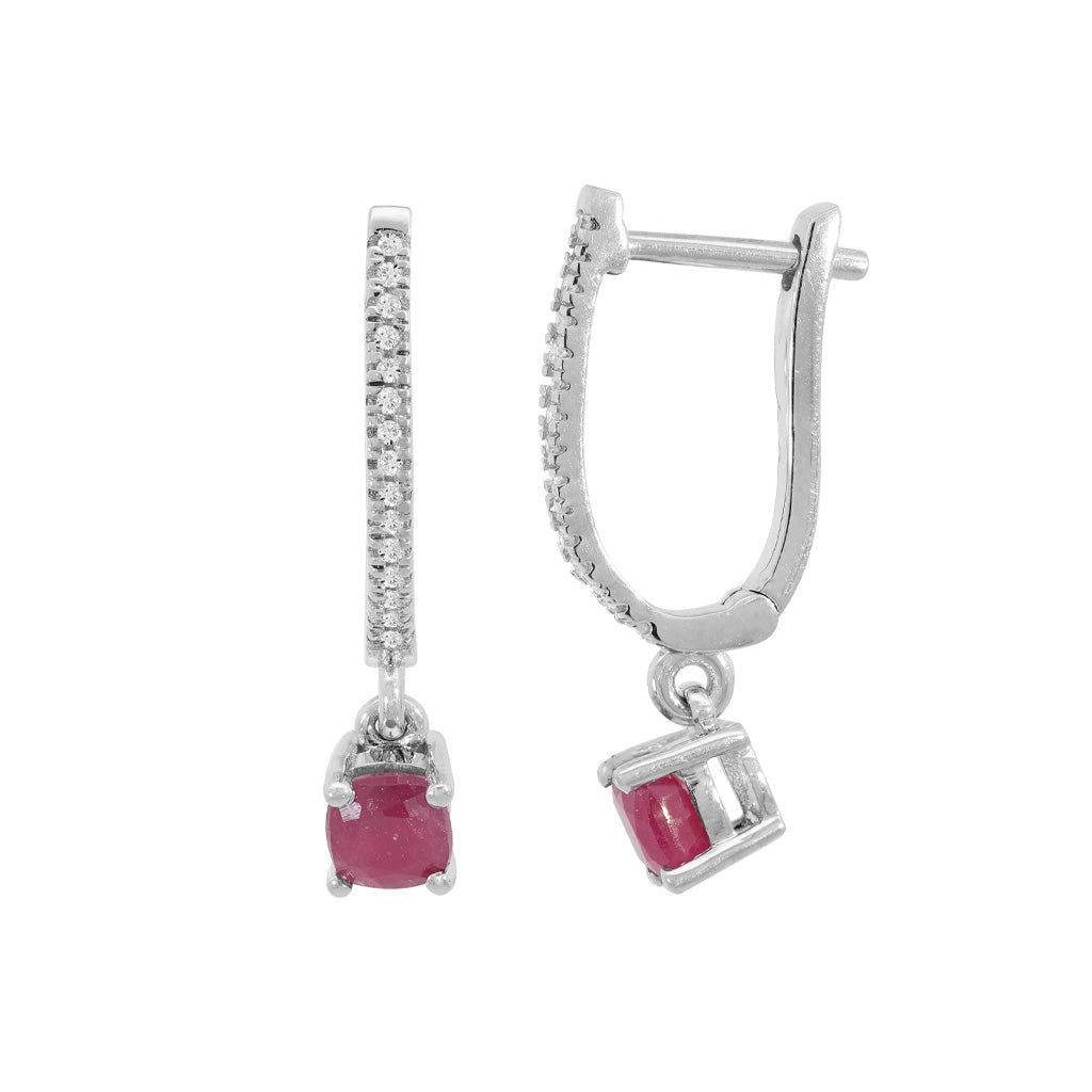 Ruby Radiance Earrings