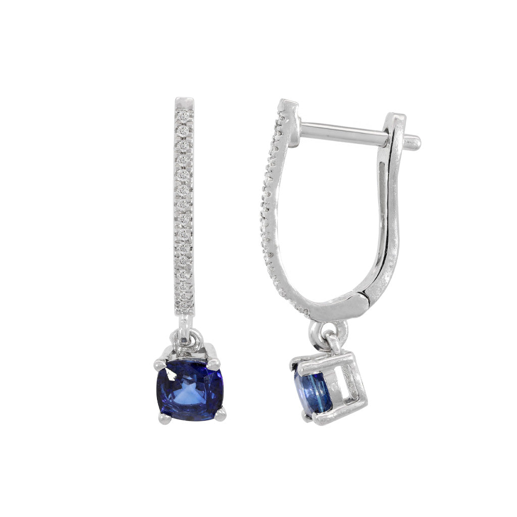 Sapphire Gleam Earrings