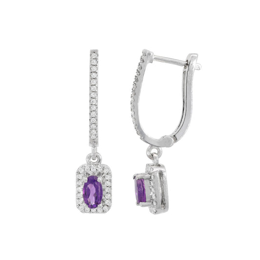 Amethyst Radiance Earrings