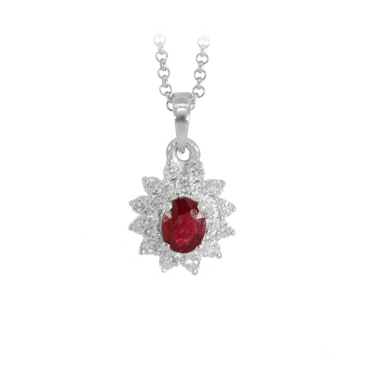 Crimson Flame Necklace