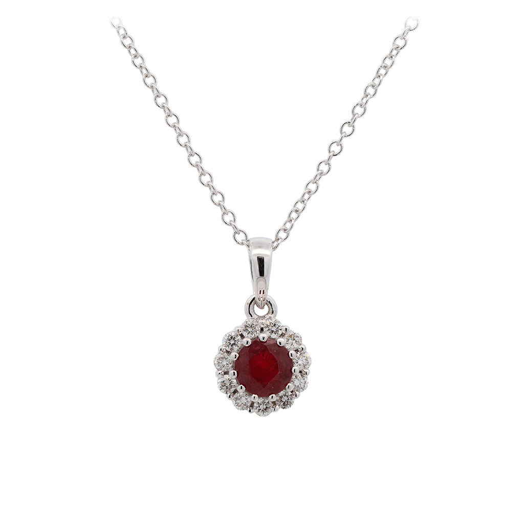 Crimson Halo Pendant