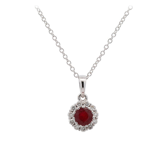 Crimson Halo Pendant