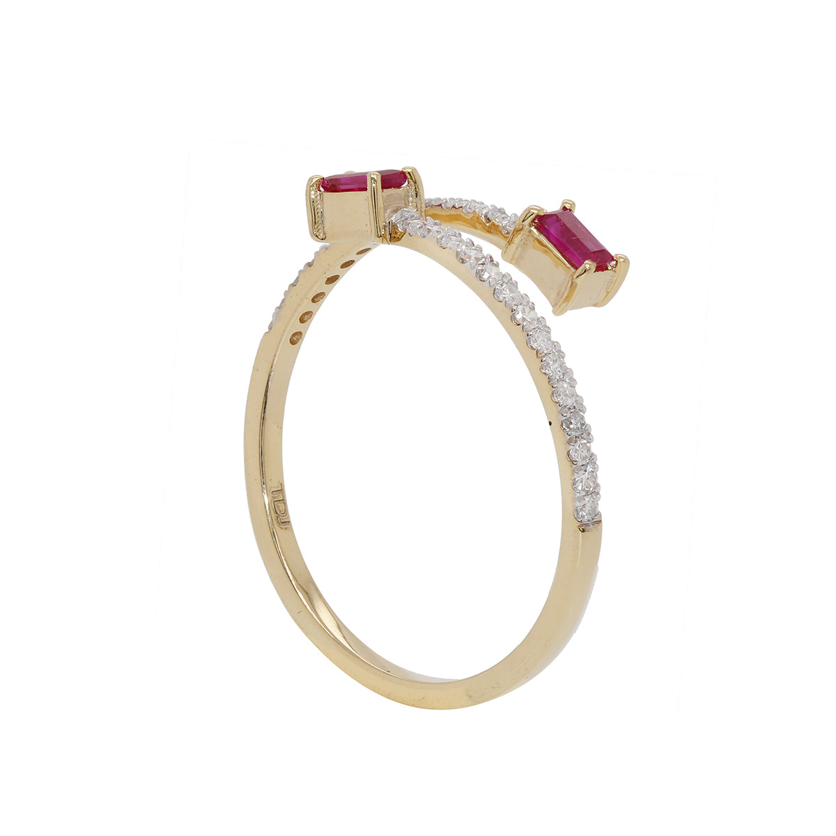 Anillo con rubi